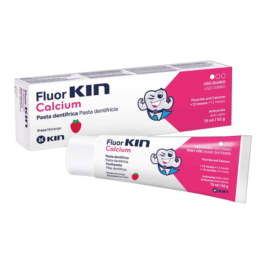FluorKIN Calcium, tandpasta voor kinderen, 75 ml