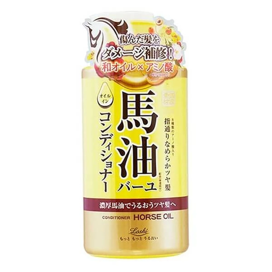 Loshi Moist Aid Oil In Conditioner BN, Pferdeöl-Haarspülung, 450 ml
