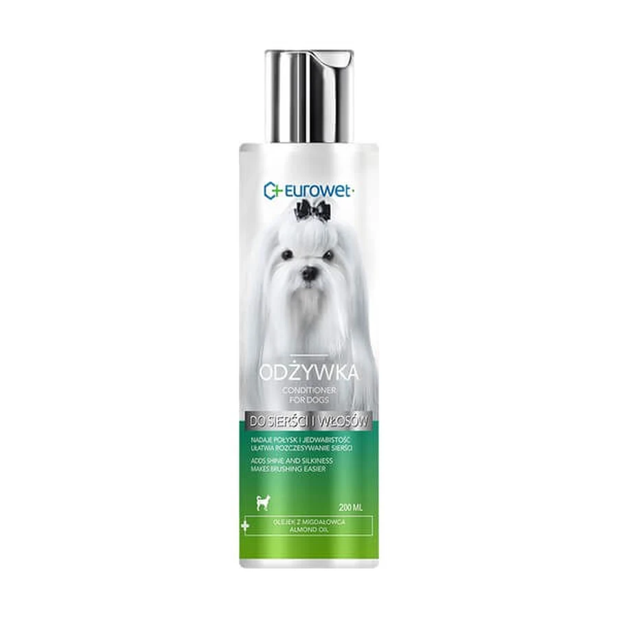 Eurowet Haar- en vachtconditioner voor honden, 200 ml