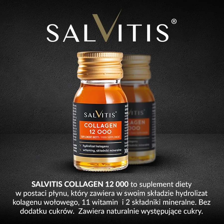 Salvitis Collageenkit, collageen om te drinken, vloeibaar, 30 ml x 30 st.