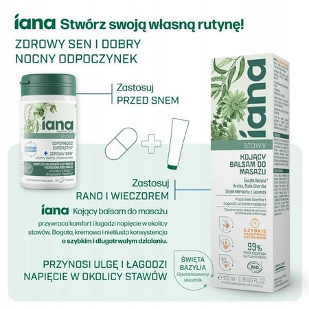Iana Joints Knorpel Immunität + Gesunder Schlaf, Tabletten, 60 Stk.
