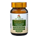 My Herbs Liposomale Vitamine C met granaatappelextract, capsules, 80 st.