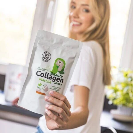 Diet-Food Women Beauty Collagen Shake Matcha, powder, 200 g