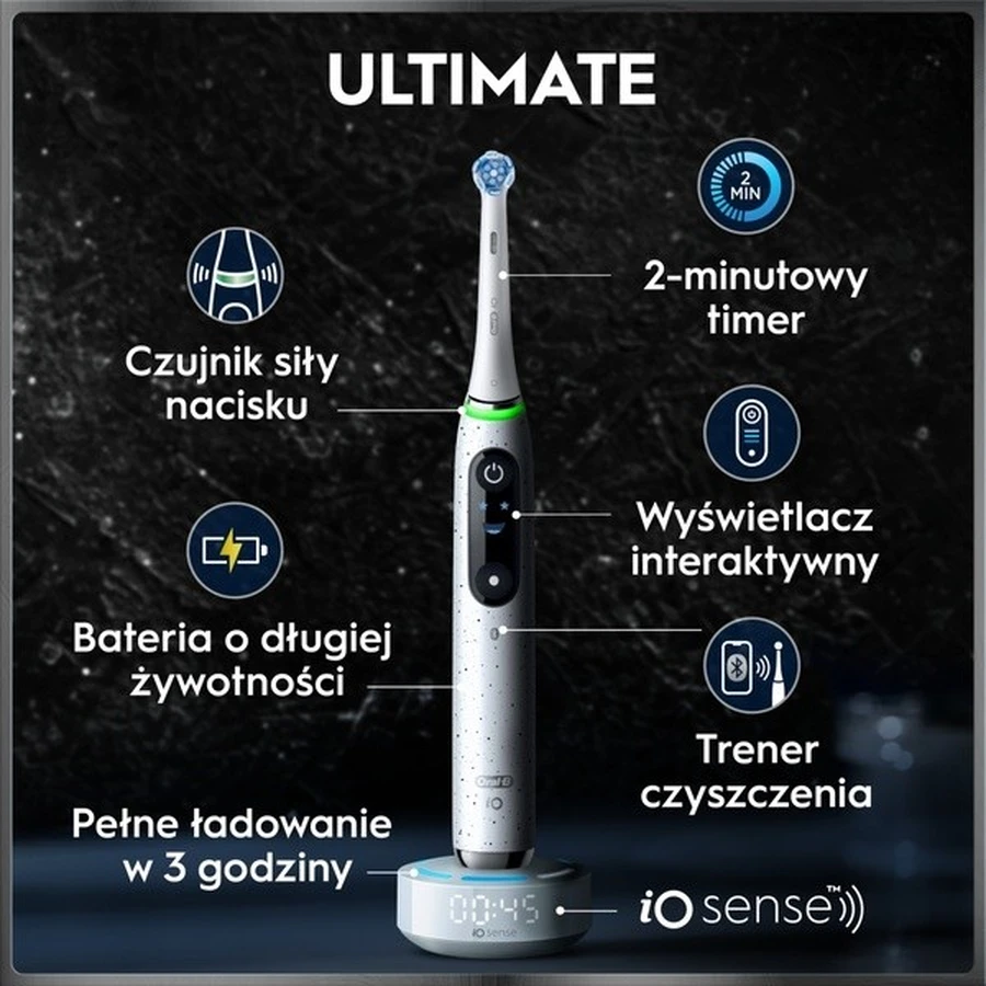 Oral-B iO 9, cepillo de dientes eléctrico, Rose Quartz, 1 ud.