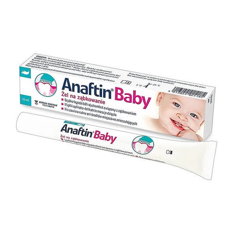 Anaftin Baby, teething gel, 10 ml