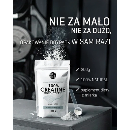 Diet-Food Créatine monohydrate, poudre, 200 g