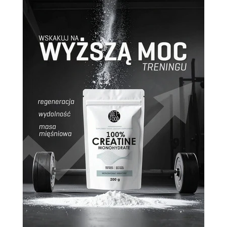 Diet-Food Créatine monohydrate, poudre, 200 g