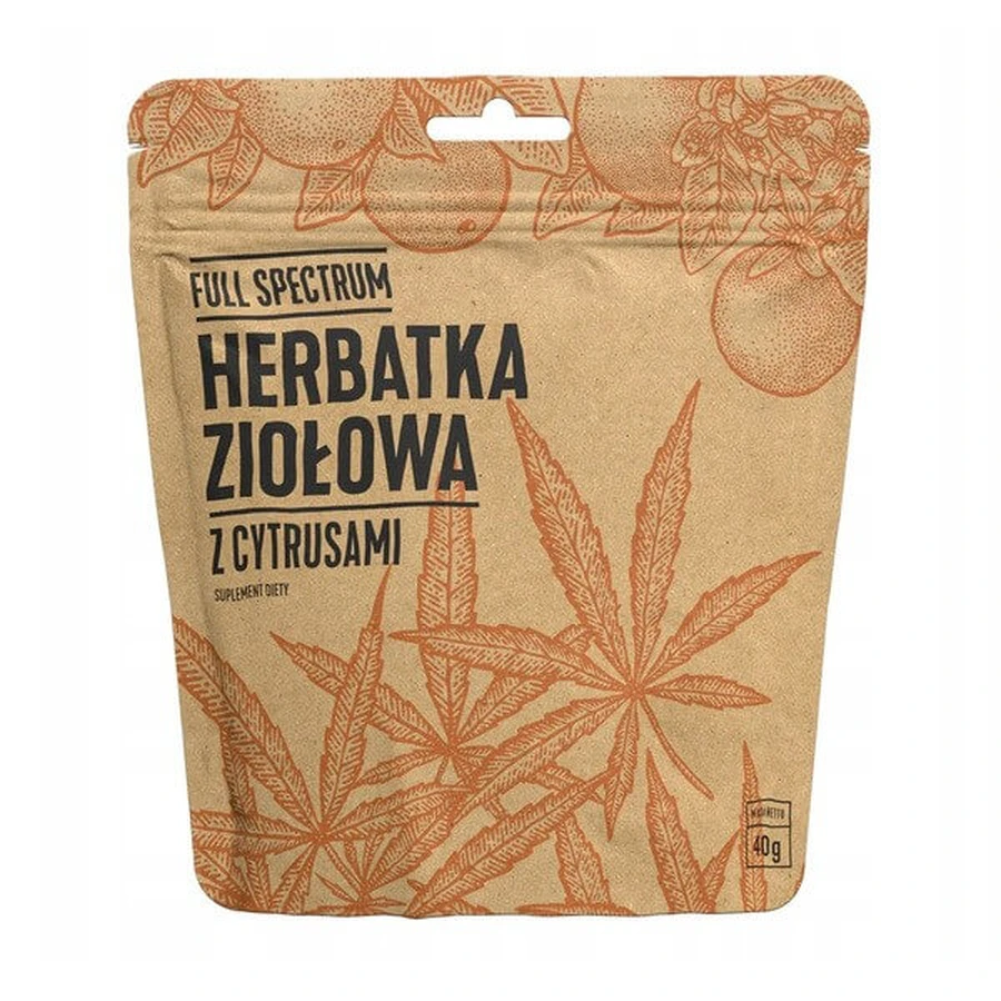 Cosma Full Spectrum, Thé de chanvre aux agrumes, séché, 40 g