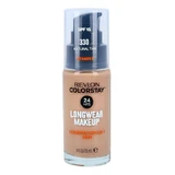 Revlon Colorstay Longwear Makeup SPF 15, fond de teint en pompe pour les peaux grasses et mixtes, 330 Natural Tan, 30 ml.