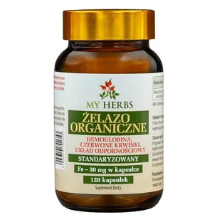 My Herbs Organic Iron, capsules, 120 pcs.