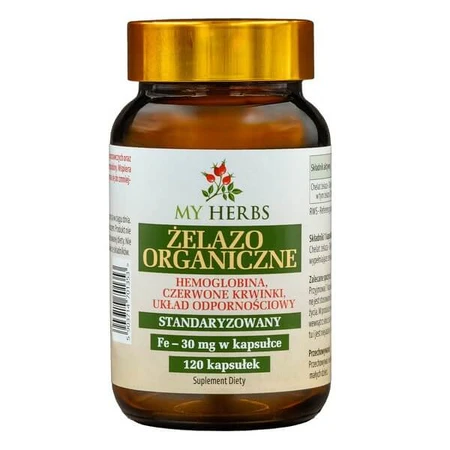 My Herbs Organic Iron, capsules, 120 pcs.