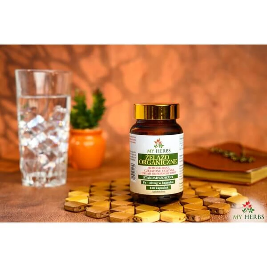 My Herbs Organic Iron, capsules, 120 pcs.