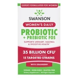 Swanson Women's Daily Probiotic+Prebiotic FOS, cápsulas, 60 pcs.