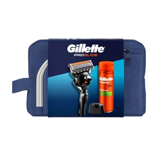 Set Gillette, maquinilla Proglide + gel de afeitado Fusion, 200 ml + soporte para maquinilla