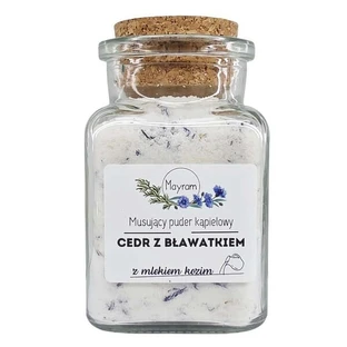 Mayram, polvo de baño efervescente, Cedro con Blavata, 130 g