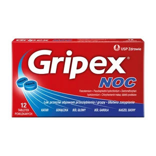 Gripex Night, film-coated tablets, 12 pcs.