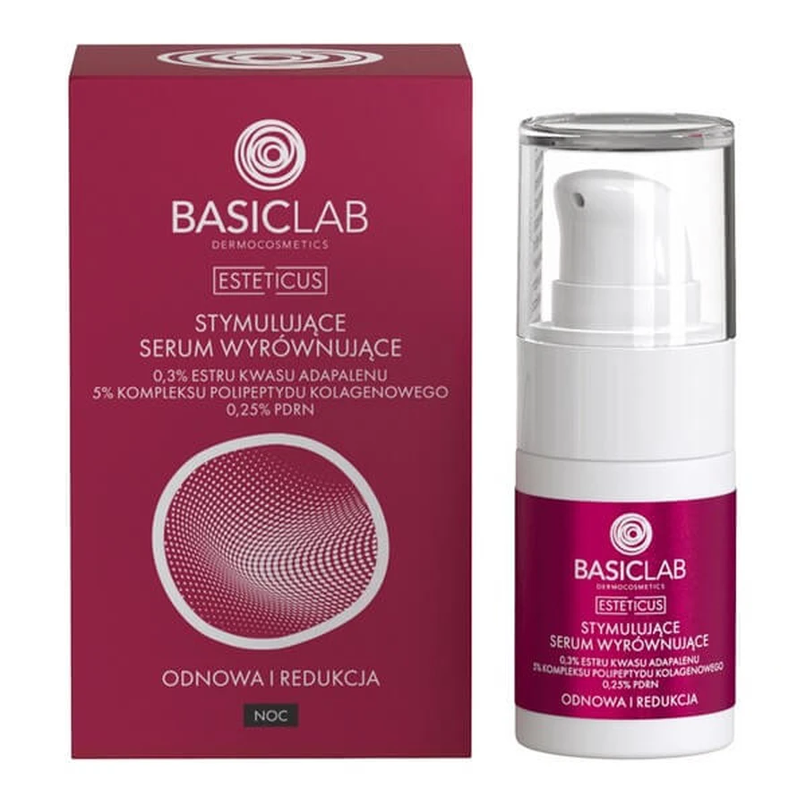 BasicLab Esteticus, stimulerend balancerend serum voor de nacht, 15 ml