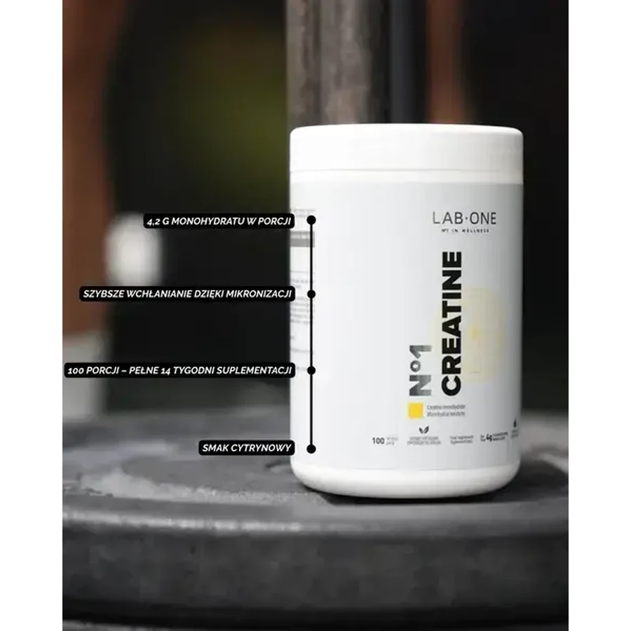 Lab One N°1 Creatine, powder, lemon flavor, 500 g