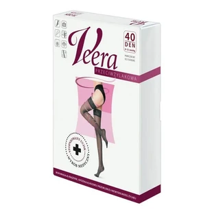 Veera Anti-HIV, compression stockings, 40 DEN, burgundy, size 1