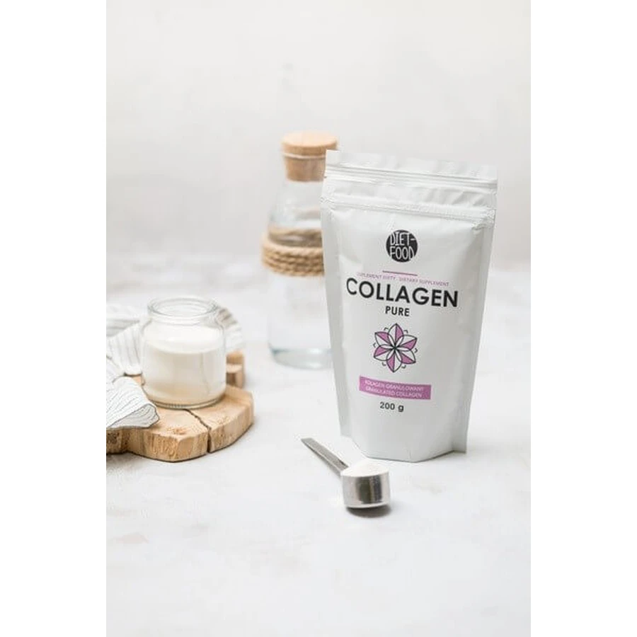 Diet-Food Colagen Pure, pulbere, 200 g