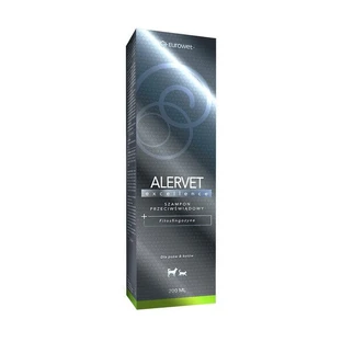 Alervet Excellence, verzorgende, pruritus verlichtende shampoo met fytosfingosine voor honden en katten, 200 ml