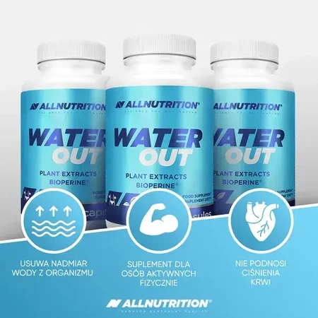 Set of 2 x Allnutrition Water Out, capsules, 120 pcs.