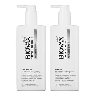 Biovax Trychologic Advanced Detox set, shampoo, 200 ml + masker, 200 ml