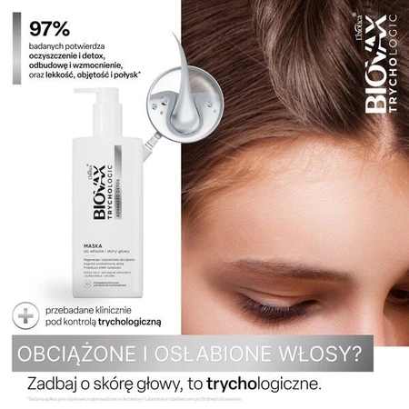 Biovax Trychologic Advanced Detox set, shampoo, 200 ml + masker, 200 ml