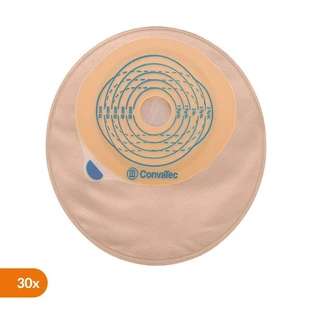 Esteem+, stoma pouch, closed, beige with window, small, 40 mm, 30 pcs.