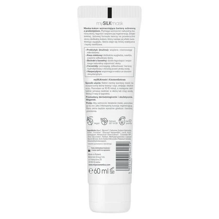 Miya Cosmetics mySILKmask, strengthening mask-cocoon with prebiotic, 60 ml