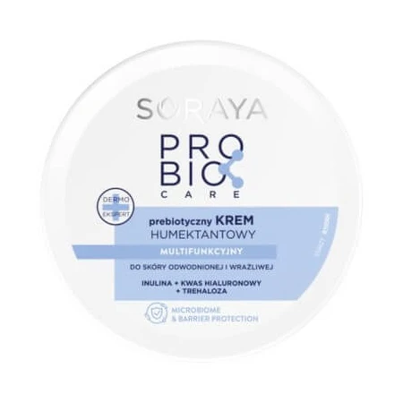 Soraya Probio Care, prebiotische vochtinbrengende crème voor de vochtarme en gevoelige huid, 200 ml