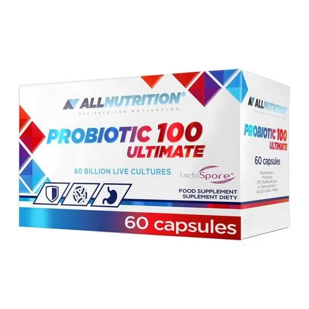 Lot de 2 x Allnutrition Probiotic 100 Ultimate, gélules, 60 pcs.