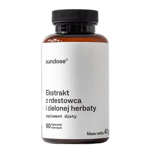 Sundose Knotweed și extract de ceai verde capsule tari, 60 buc.