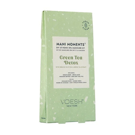 Voesh, Mani Moments, set de manicura, Green Tea Detox, 4 pcs.