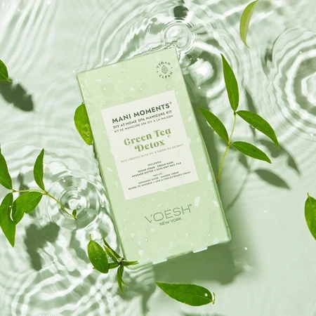 Voesh, Mani Moments, set de manicura, Green Tea Detox, 4 pcs.