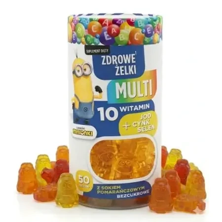 MULTI Healthy Minions, 50 Gummibärchen, Nahrungsergänzungsmittel