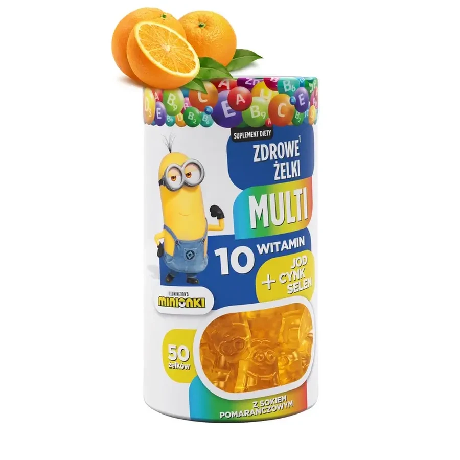 MULTI Healthy Minions, 50 Gummibärchen, Nahrungsergänzungsmittel