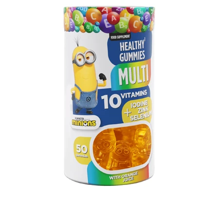 MULTI Healthy Minions, 50 Gummibärchen, Nahrungsergänzungsmittel