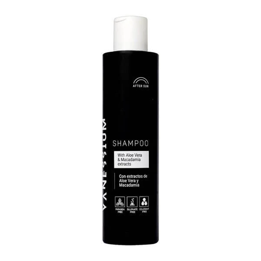 Vanessium, after-sun shampoo, Aloe Vera &amp; Macadamia, 200 ml