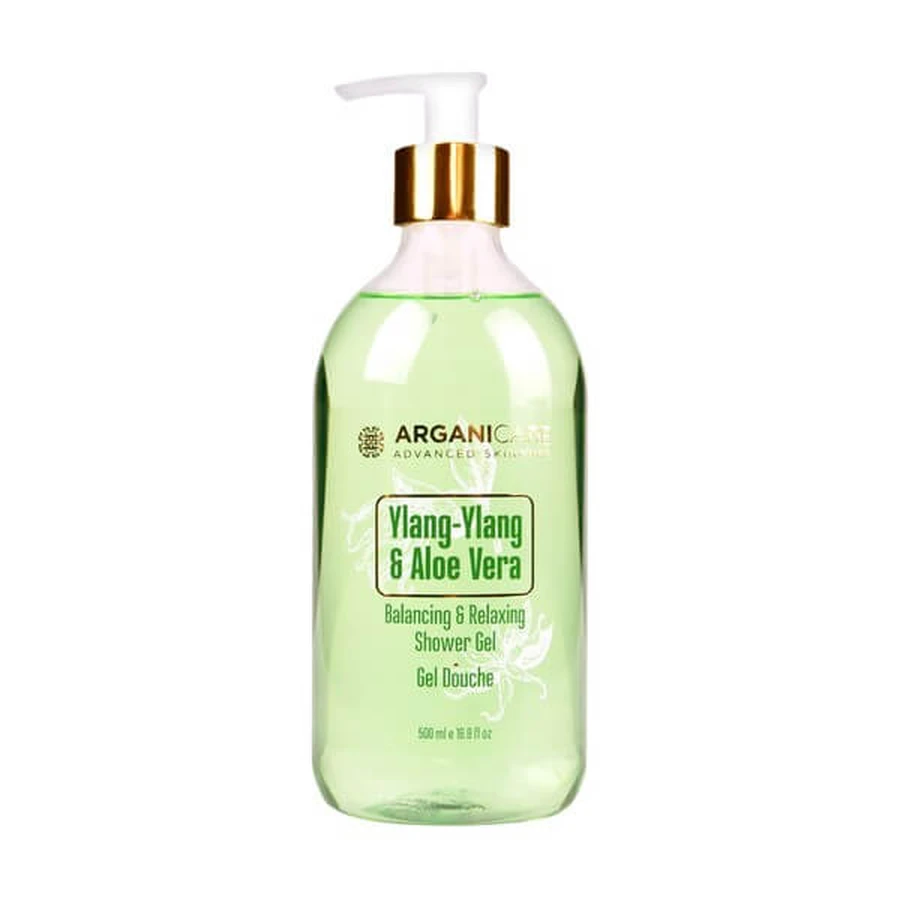 Arganicare shower, gel douche à l'aloe vera et à l'ylang-ylang, 500 ml