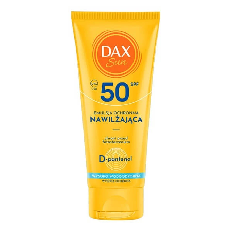 Dax Sun, emulsione protettiva idratante SPF 50, da viaggio, 100 ml
