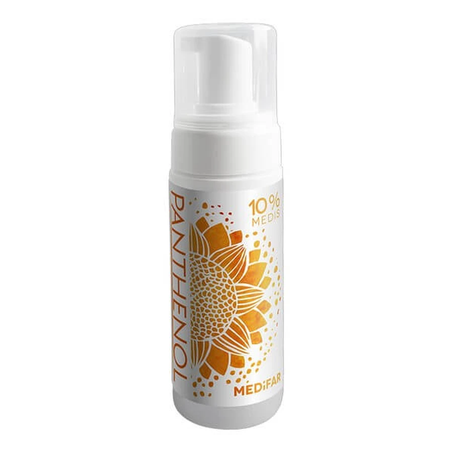 Medifar, Panthenol Medis 10 % espuma, spray, 150 ml