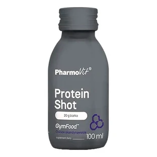 Pharmovit GymFood Protein Shot, liquide, arôme de fruits scandinaves, 100 ml