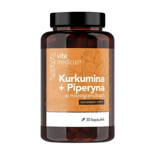 Vitamedicus, Curcumina + Piperina in microgranuli, capsule, 30 pz.