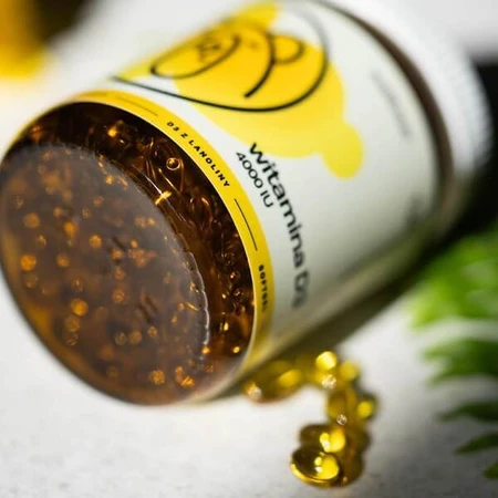 Wellbear Vitamin D3 4000 IU, capsules, 120 pcs.