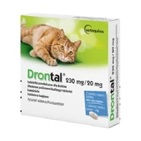 Drontal 230 mg / 20 mg, comprimidos recubiertos con película para gatos, 2 uds.