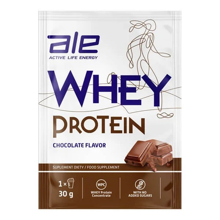 ALE Whey Protein Sabor Chocolate, en polvo, 30 g