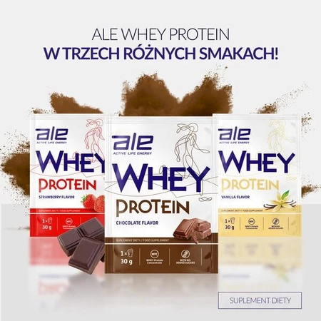 ALE Whey Protein Sabor Chocolate, en polvo, 30 g