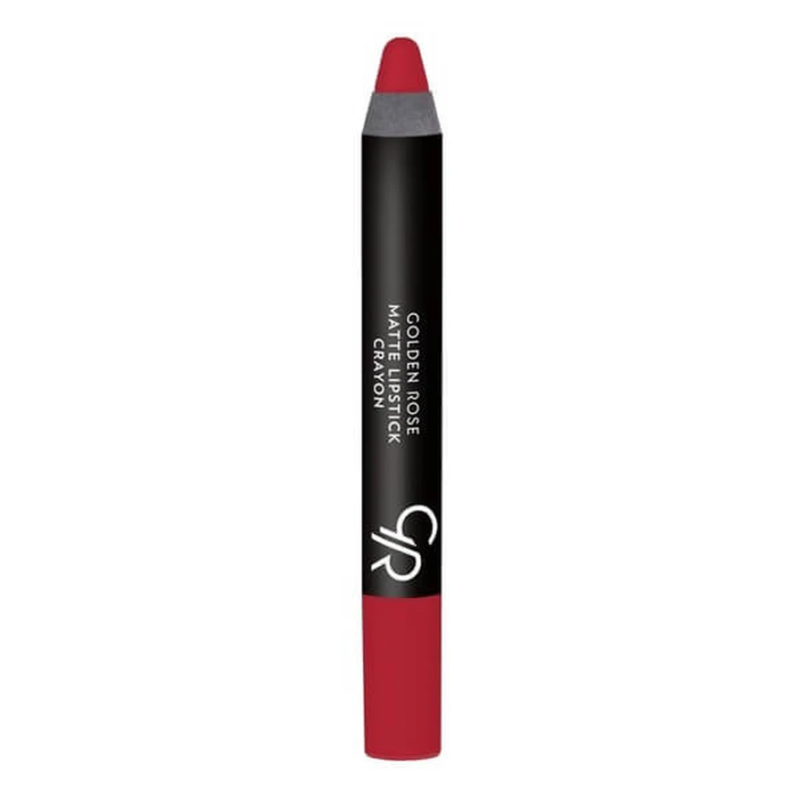 Golden Rose Matte Crayon Lipstick, rouge à lèvres mat en crayon, 06, 3.5 g