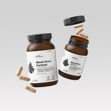 Aura Herbals Maca Negra DER 100:1, cápsulas, 60 uds.